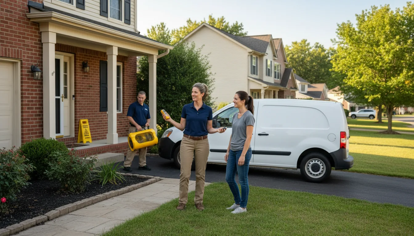 Residential water damage restoration in Holdrege, NE